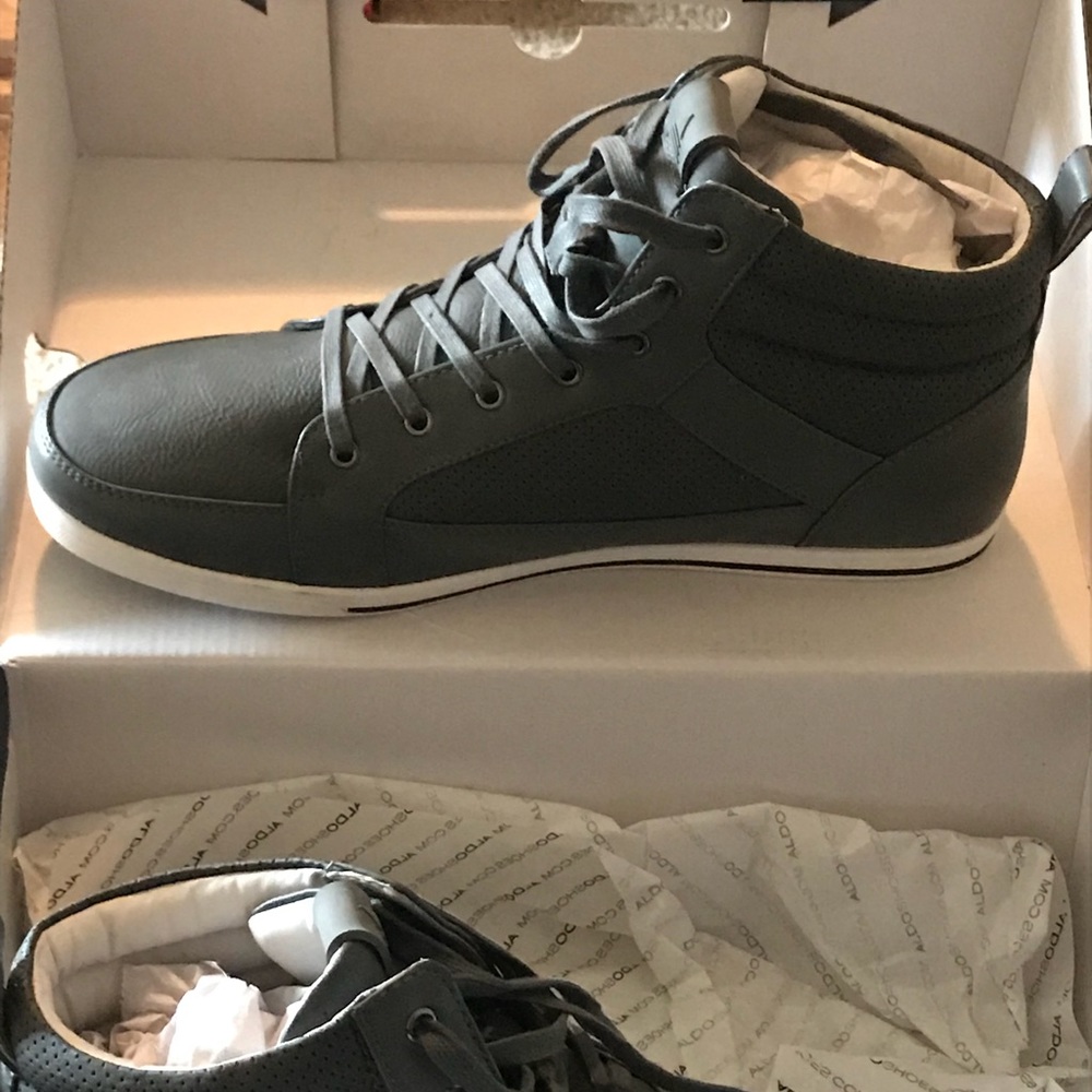 NWT ALDO Men’s Size 12 Gray Casual Boot